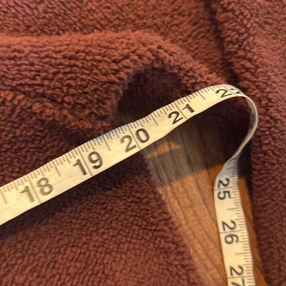 Offline by Aerie NWOT burgundy fleece quarter zip - Picture 6 of 11